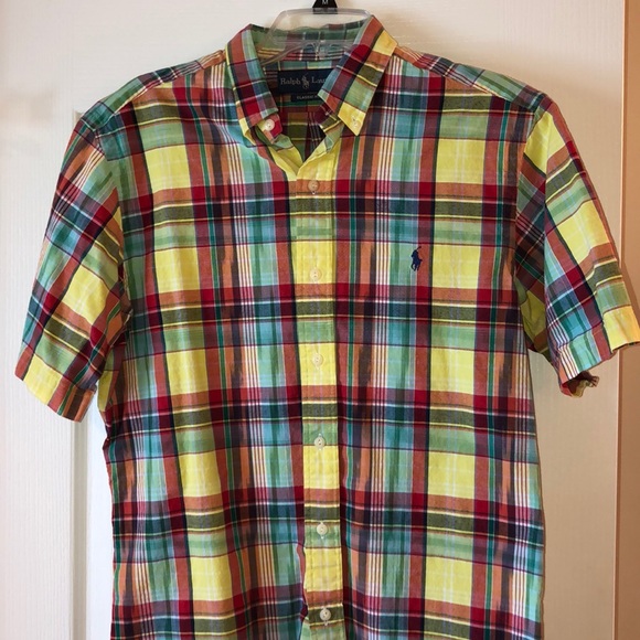 Polo Ralph Lauren Other - Polo Ralph Lauren Short Sleeve Button Down Sz M